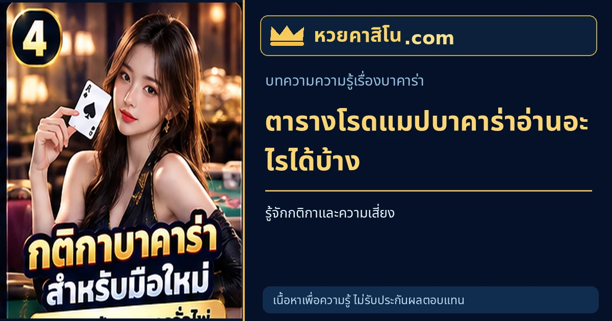 ภาพประกอบบทความ ตารางโรดแมปบาคาร่าอ่านอะไรได้ และทำนายอะไรไม่ได้ โทนน้ำเงินและทอง