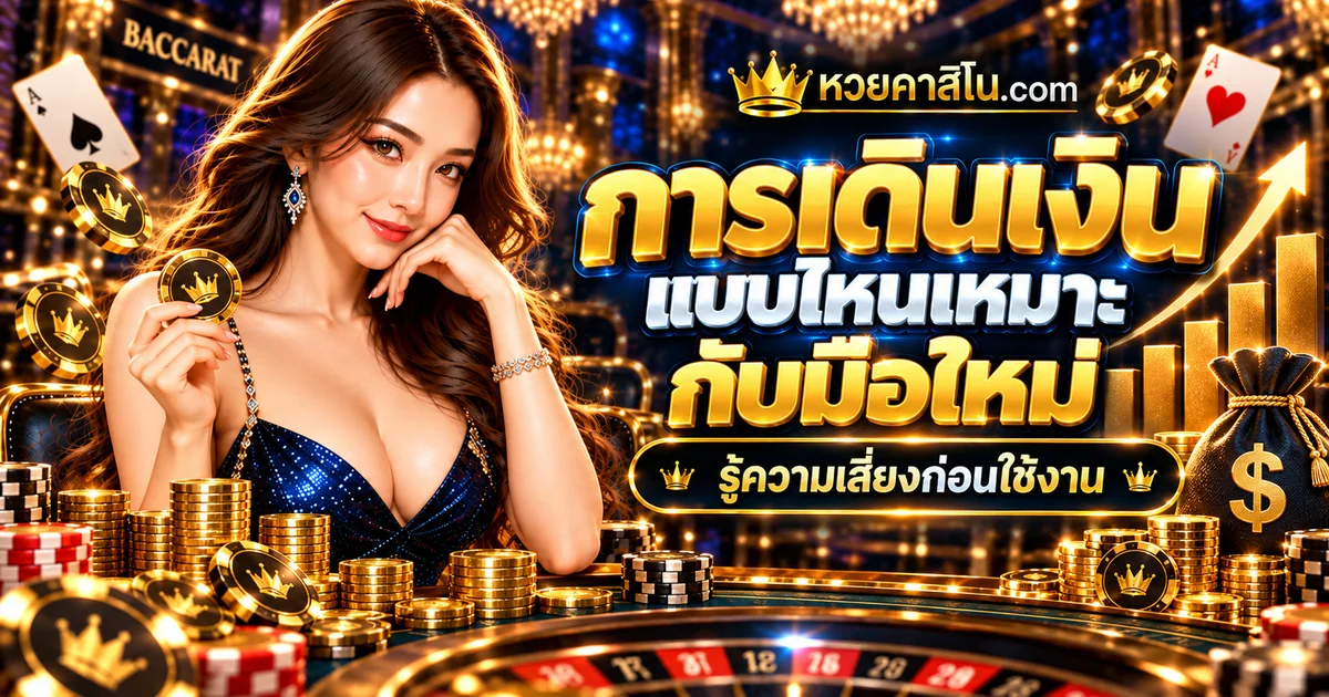 ภาพปกบทความ การเดินเงินแบบคงที่กับแบบเพิ่มทุนต่างกันอย่างไร: ดูความเสี่ยงให้ชัด เว็บไซต์หวยคาสิโน.com สไตล์น้ำเงินทอง